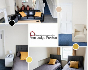  4 Bedroom House at Fern Lodge Preston Serviced Accommodation - Free WiFi & Parking  Престон